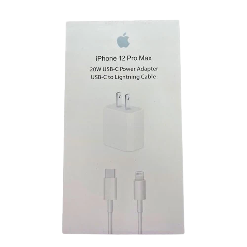 Cargador 20W Iphone Completo Usb C A Lightning 1 Metro