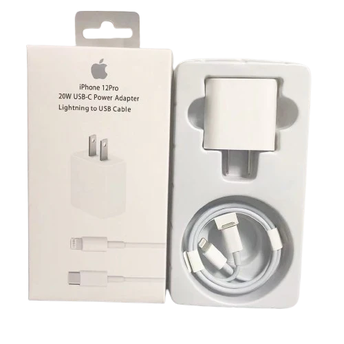 Cargador 20W Iphone Completo Usb C A Lightning 1 Metro